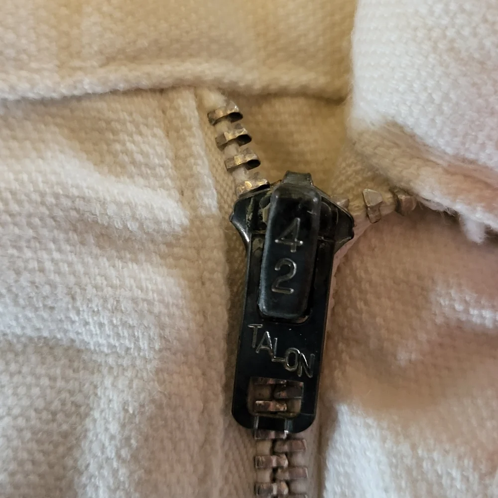 Levis Barnstormer 1970s White Canvas Denim Hot Shorts Size Small - Picture 6 of 10